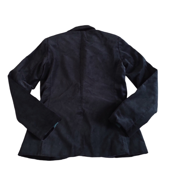 Maison Zadig & Voltaire #1 Size 36 Blue Velvet Blazer Jacket - Picture 2 of 16